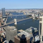 マンハッタンに繋がる橋：Brooklyn BridgeとManhattan Bridge